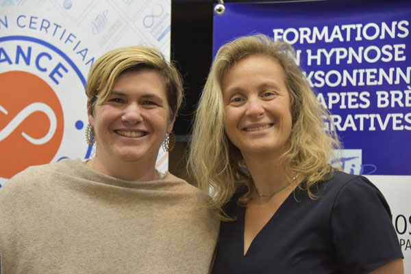Anne LALANDE & Laurence ADJADJ lors de la Formation EMDR IMO